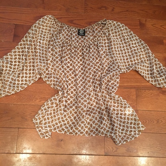 Bobeau sheer blouse. EU - Picture 4 of 6